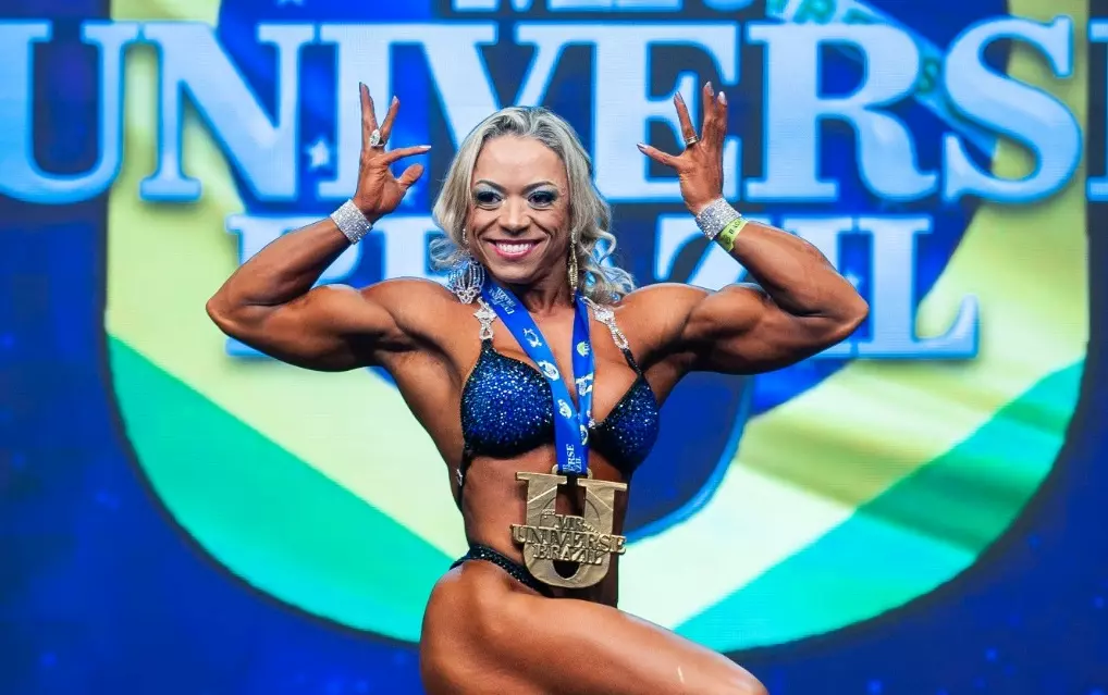 Fisiculturista Ester Ferreira vence o Mr Universe Brazil